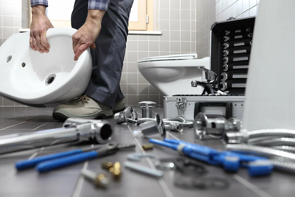 Bathroom plumbing repair service by Lawrenceville Plumbing Pros in Lawrenceville, Georgia
